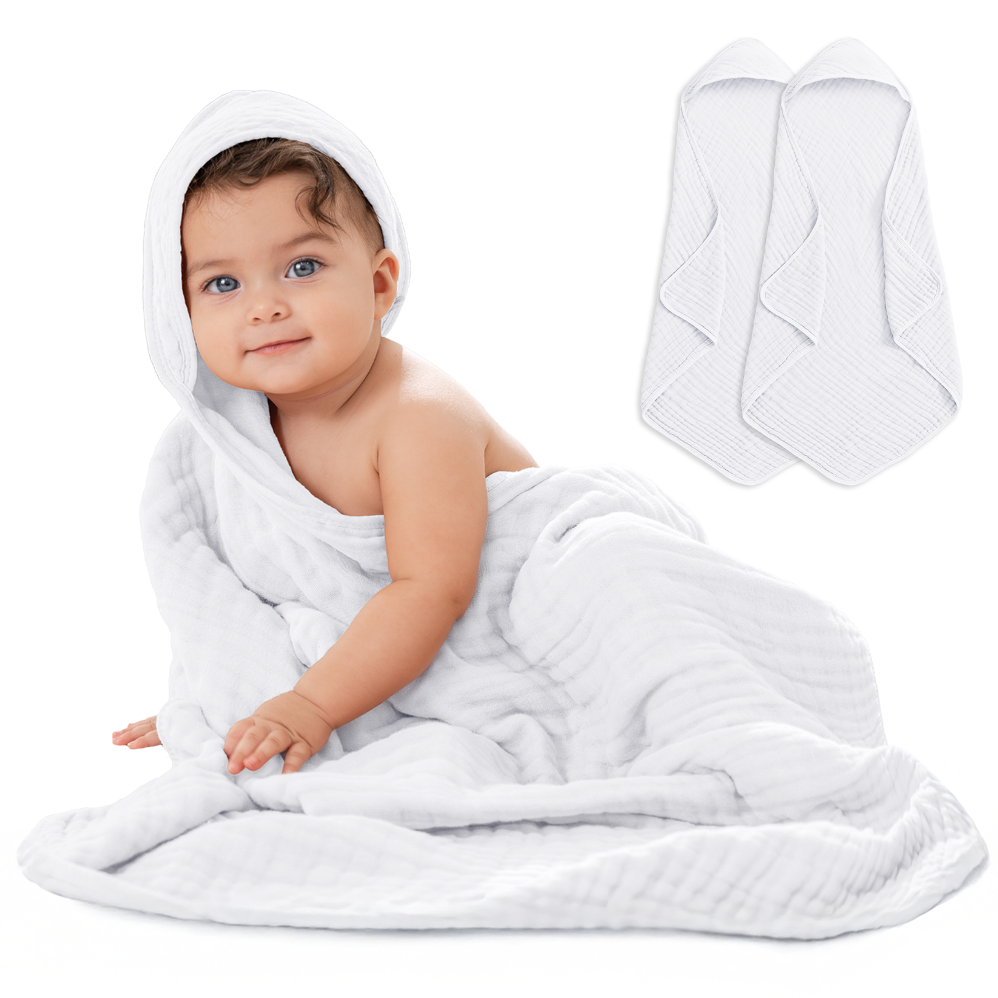 100% Muslin Hooded Towel