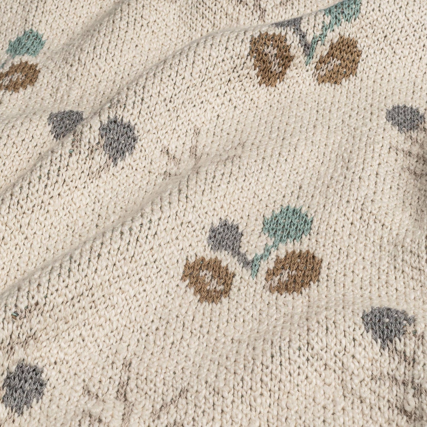 Avery Organic Cotton Knitted Baby Blanket