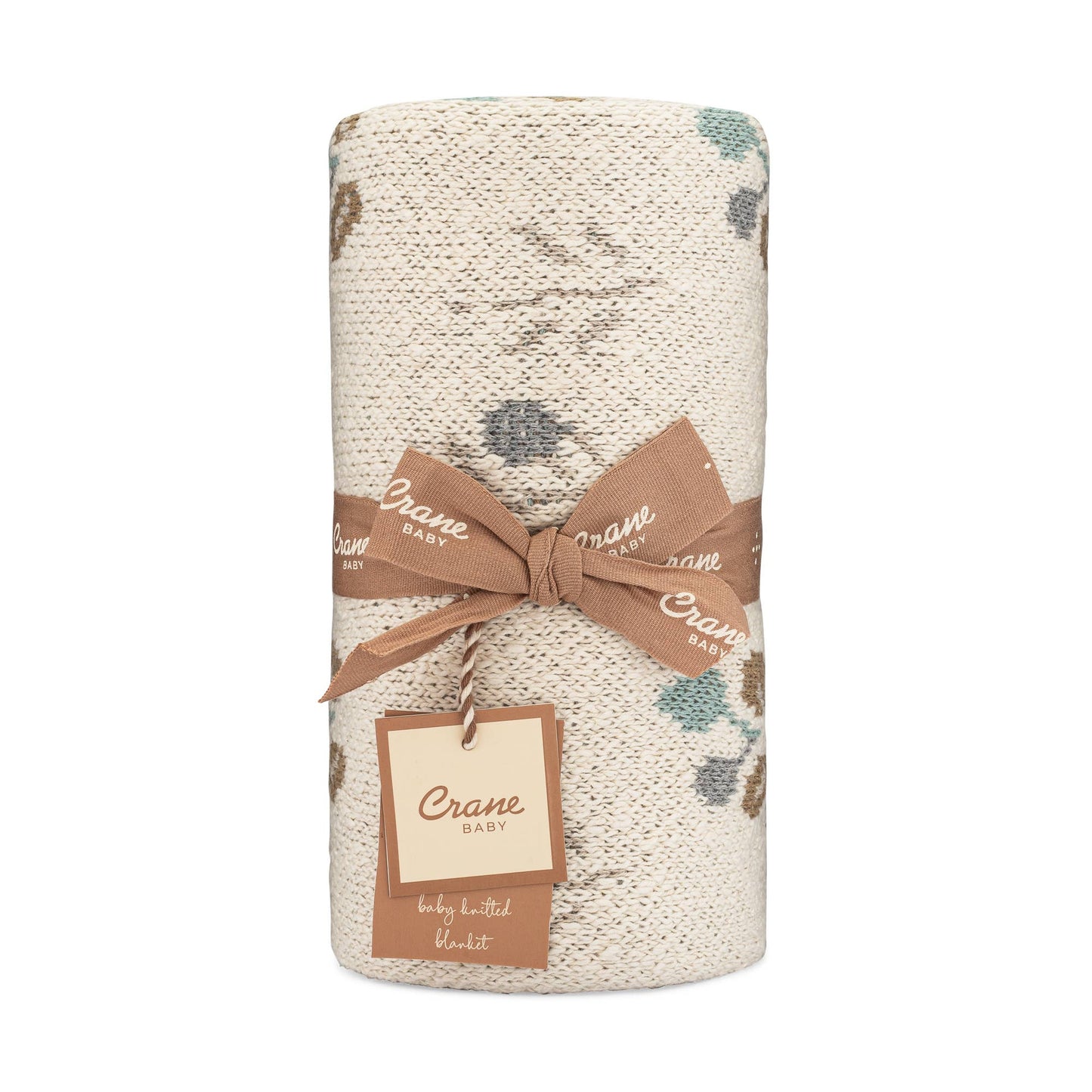 Avery Organic Cotton Knitted Baby Blanket