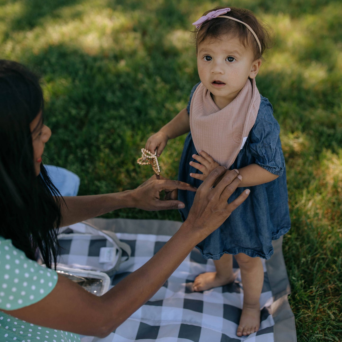 Muslin Bandana Bibs Set