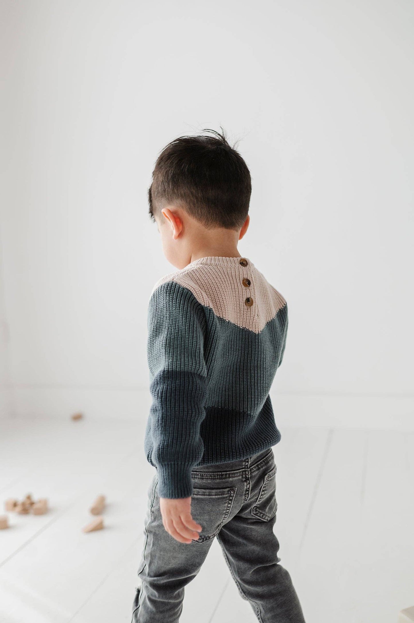 Colorblock Knit Sweater