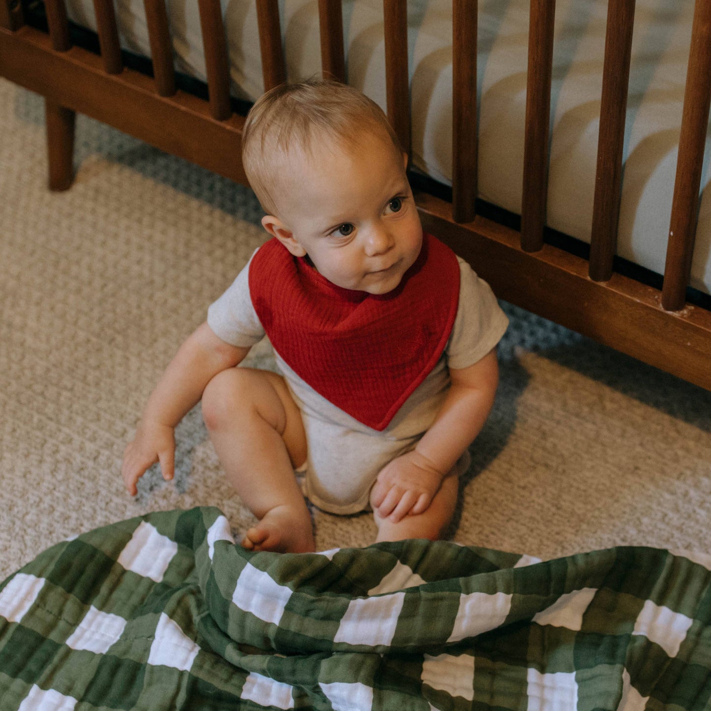 Muslin Bandana Bibs Set