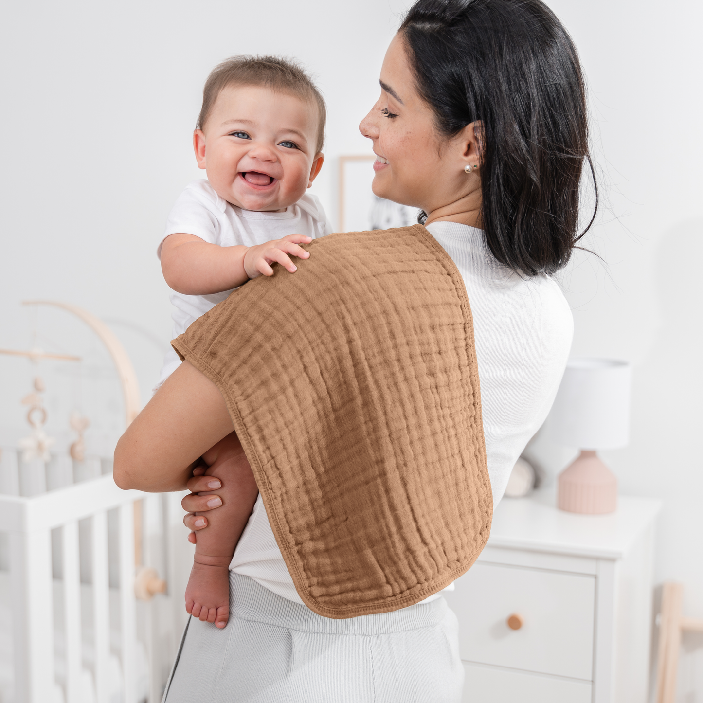 100% Muslin Burp Cloths