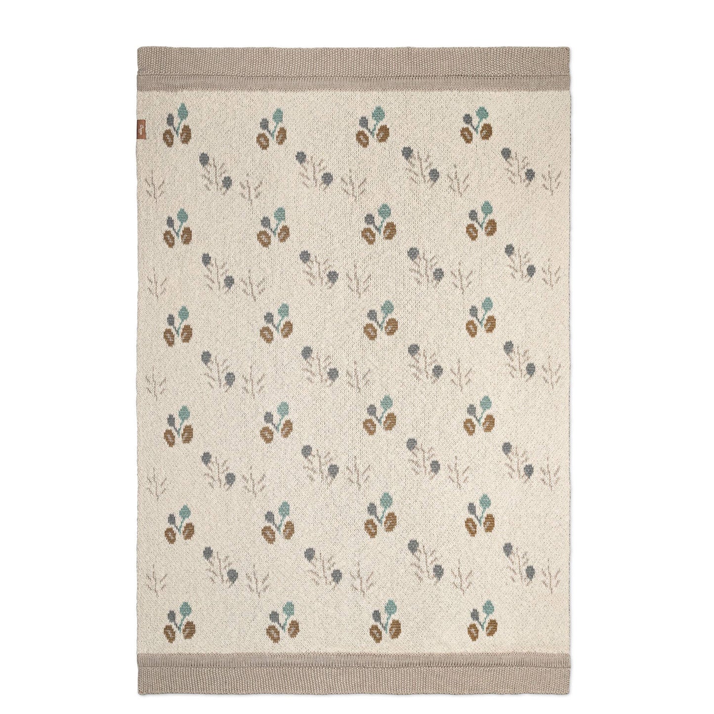 Avery Organic Cotton Knitted Baby Blanket