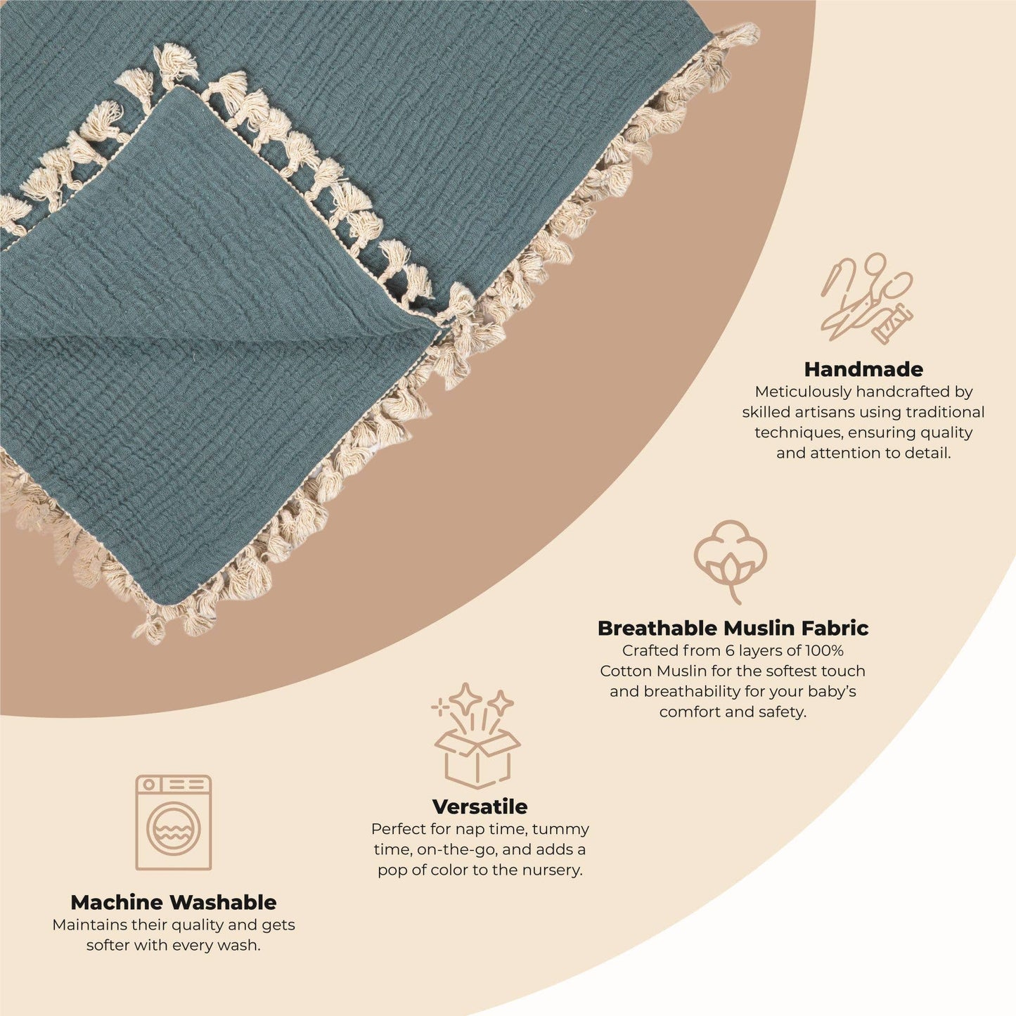 Six-Layer Muslin Blanket