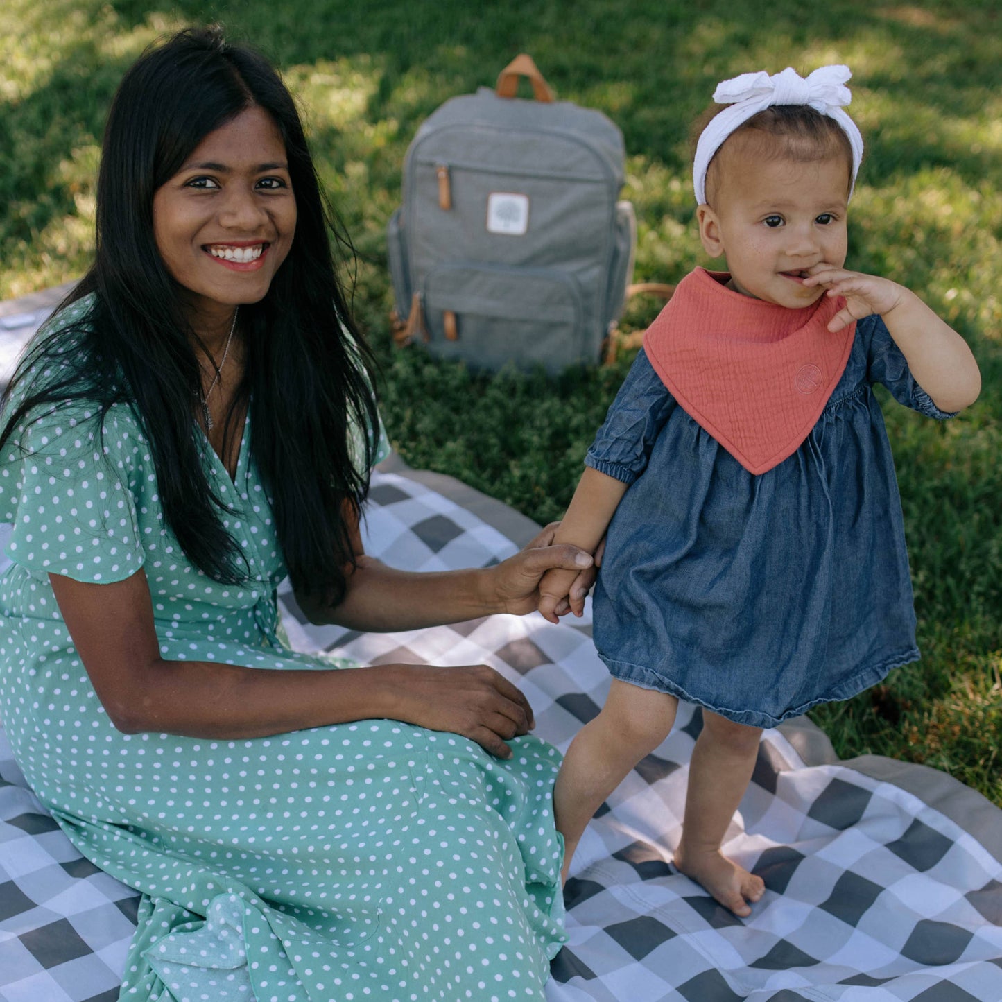 Muslin Bandana Bibs Set