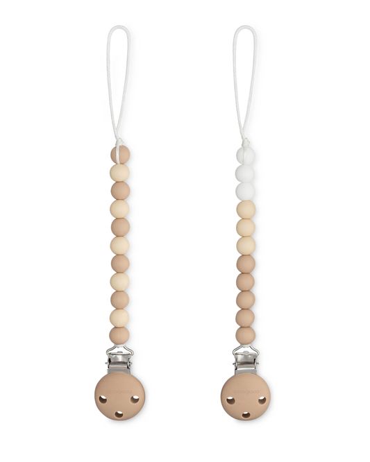 Beaded Silicone Pacifier Clip