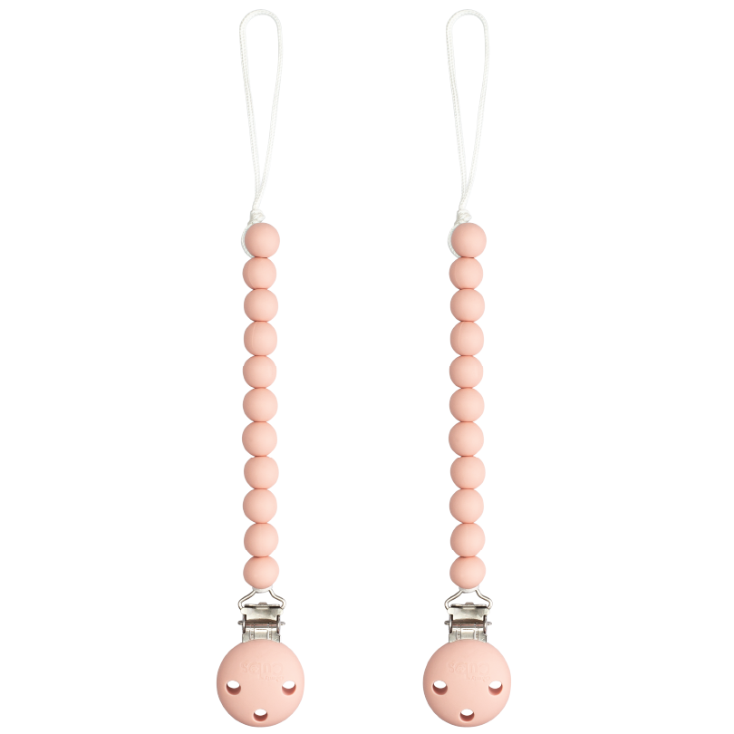Beaded Silicone Pacifier Clip