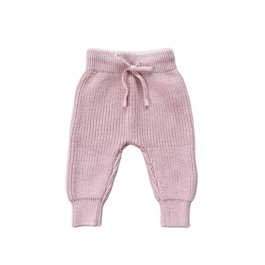 Misty Rose Knit Pants