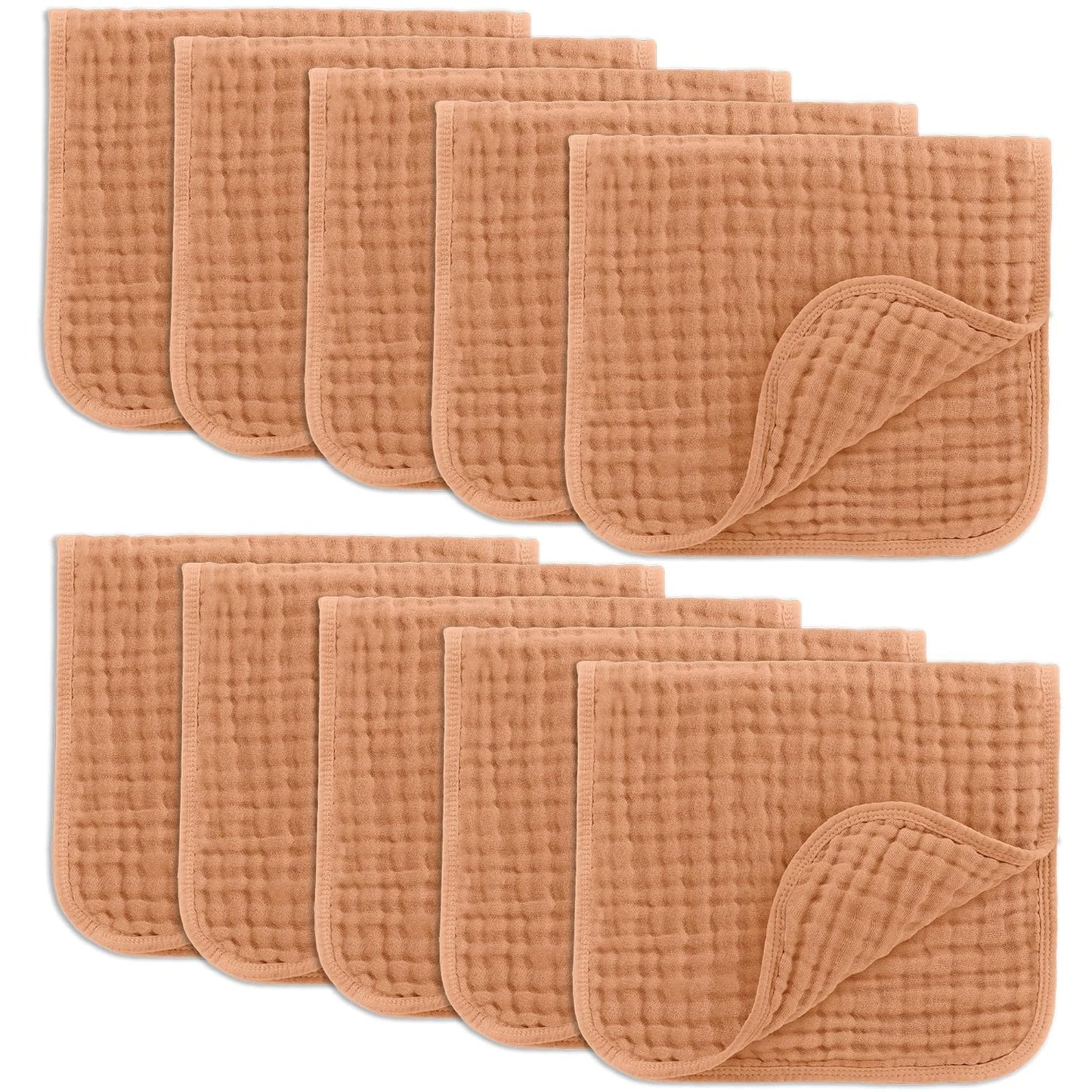 100% Muslin Burp Cloths