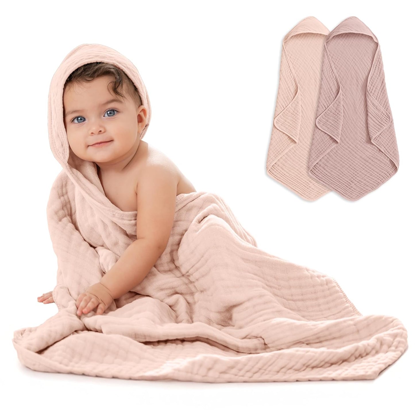100% Muslin Hooded Towel