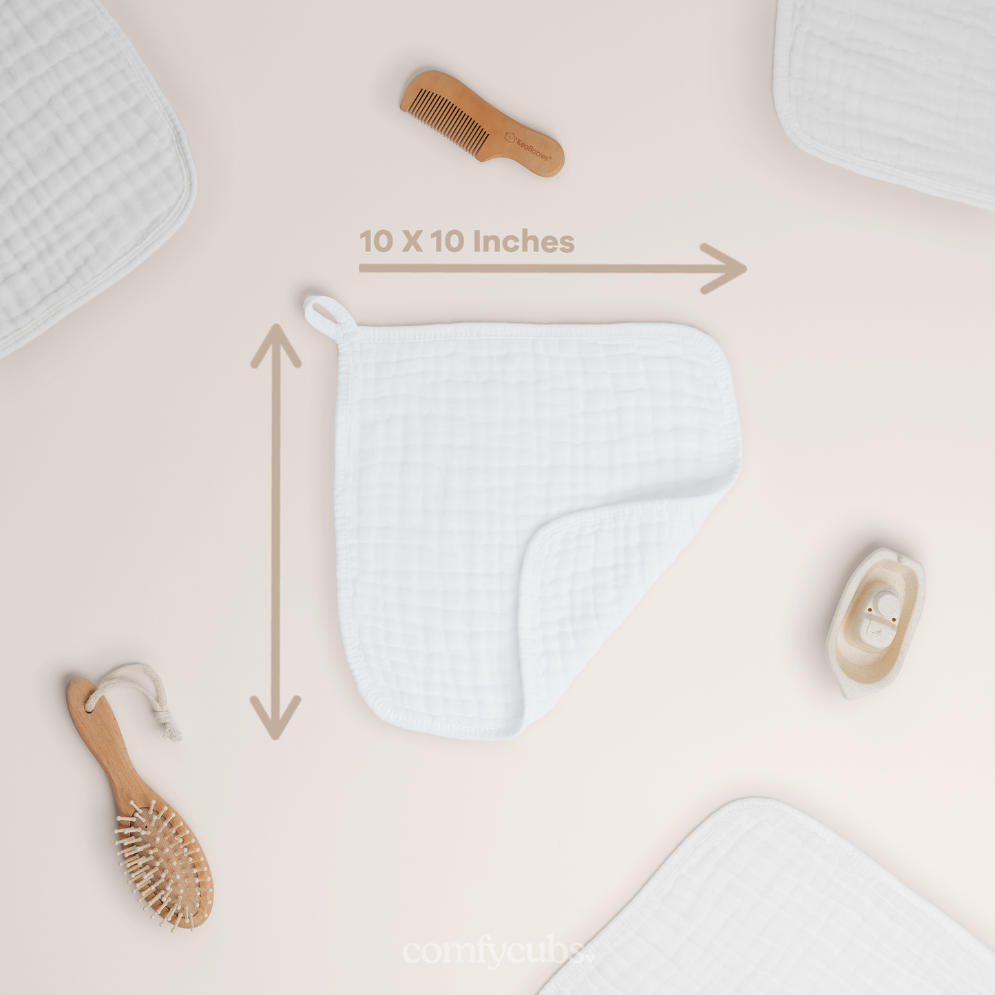 100% Muslin Washcloths