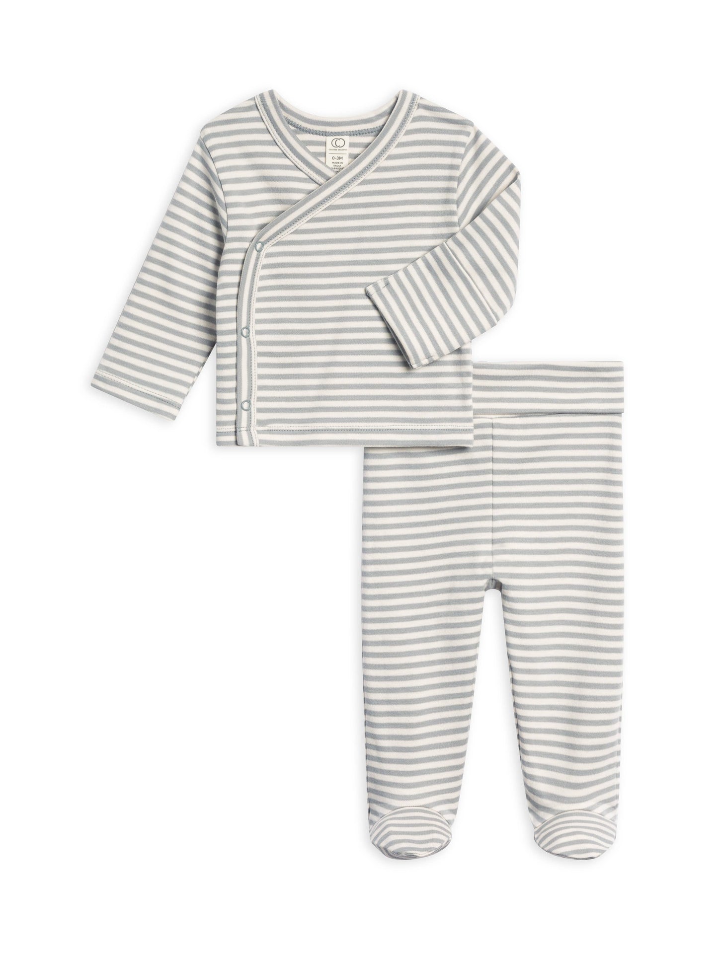 Riley Two-Piece Organic Kimono Set