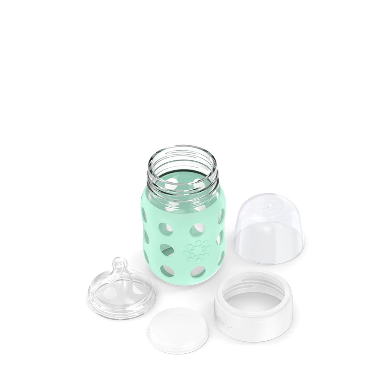 Glass Baby Bottle - 8 oz. Wide Neck