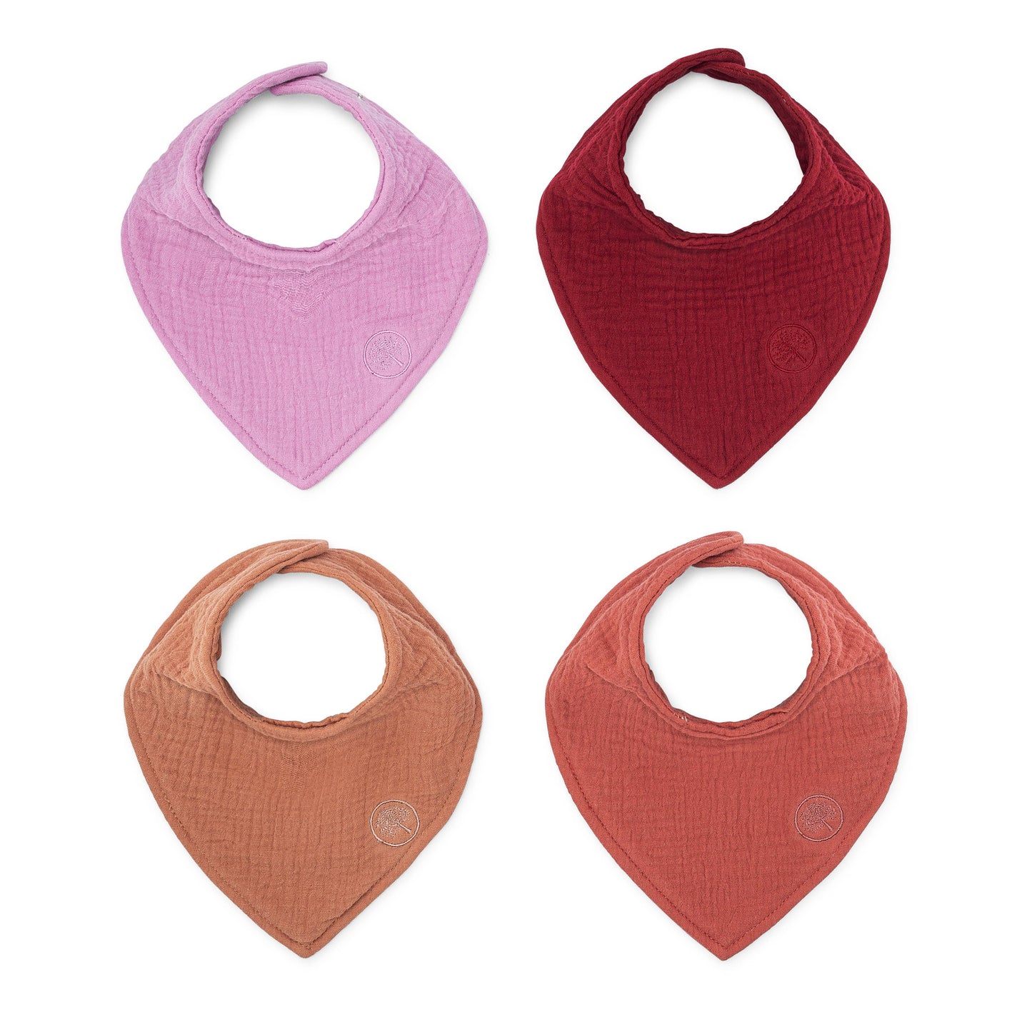 Muslin Bandana Bibs Set
