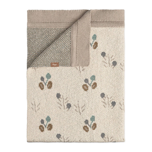 Avery Organic Cotton Knitted Baby Blanket