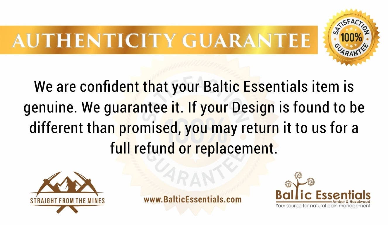 Raw Honey Polished Cognac Baltic Amber Necklace