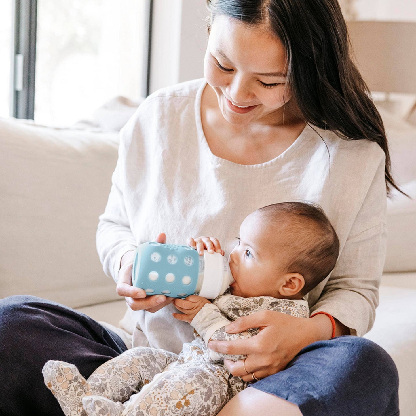 Glass Baby Bottle - 8 oz. Wide Neck