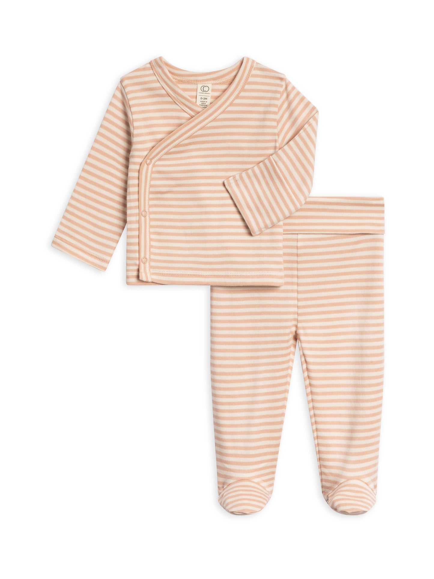 Riley Two-Piece Organic Kimono Set