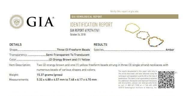 Raw Honey Polished Cognac Baltic Amber Necklace